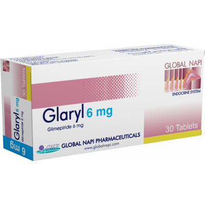 GLARYL 6 MG ( GLIMEPIRIDE ) 30 TABLETS